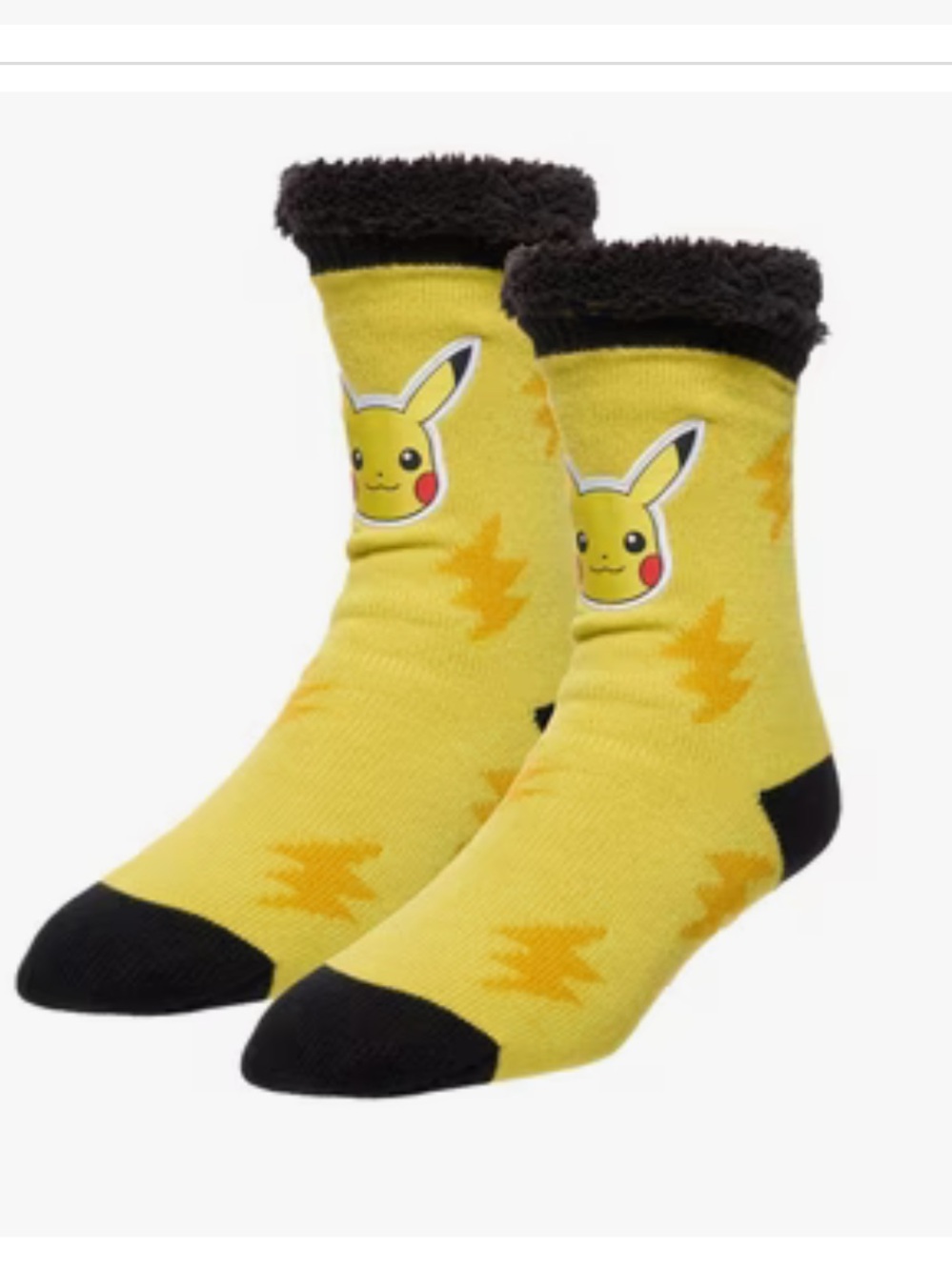 Bioworld Pokémon Pikachu Crew Slipper Socks